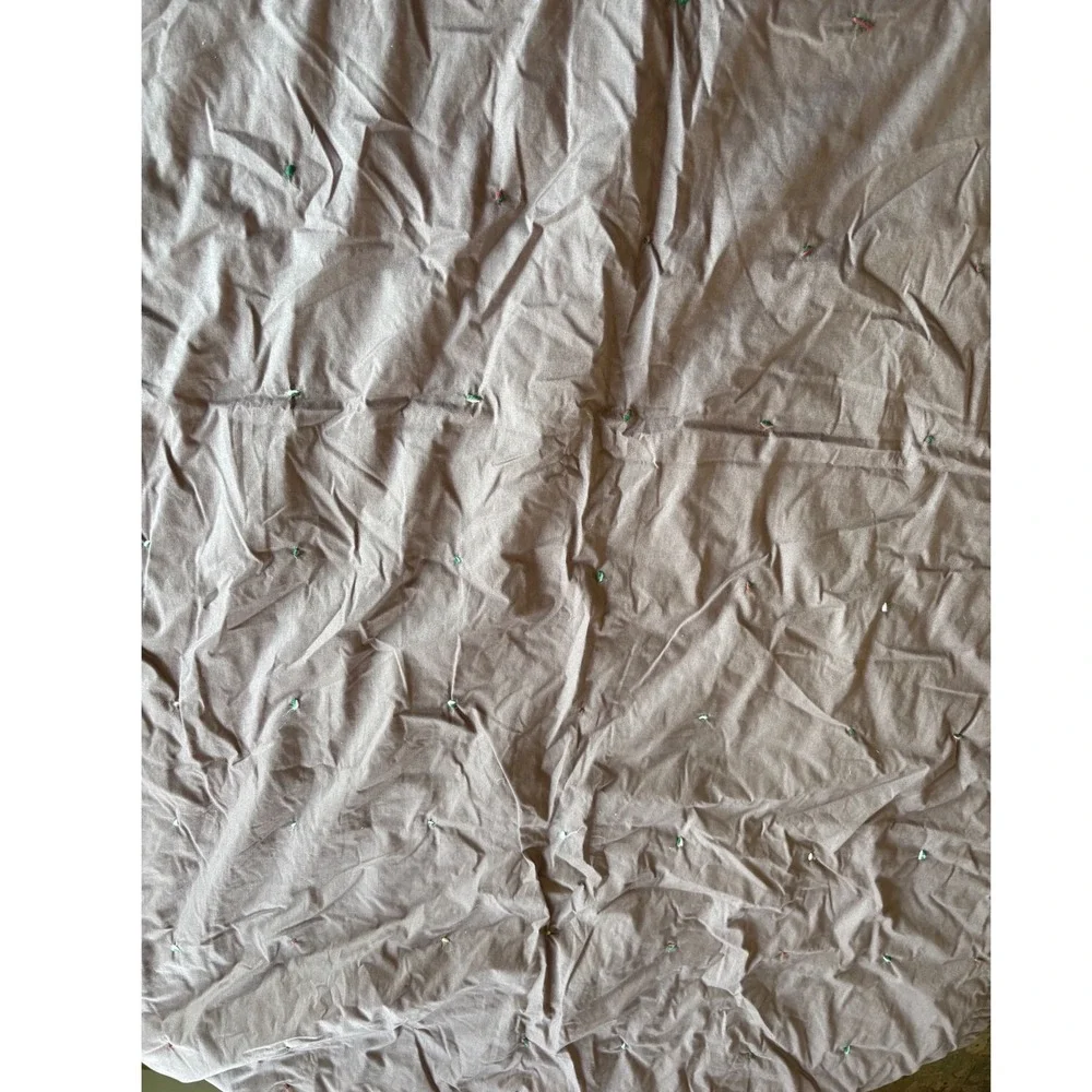 Vintage Duck Wildlife Hand Tied Quilt Tan Brown Rustic Cabin Mallard Wood Duck